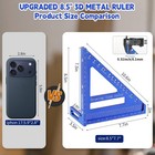 3d Multi-angle Measuring Ruler large 8 42  X7 67 carpenter Ruler  Precision W   