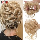 Curly Messy Bun Hair Piece Scrunchie Updo Thick Hair Extensions Real As Human Us