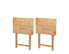 Mainstays Indoor Single Folding Tv Tray Table - Natural L 19 X W 15 X H 26 Inch