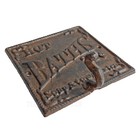 Hot Baths 25 Cents Cast Iron Wall Hook Soap   Towel Extra Antique Style Hanger 