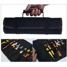 Electrician Tool Pocket Bag Roll Up Storage Organizer Bags Canvas Chisel Toolkit