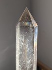 Smokey Quartz Tower Clear Crystal Tall Large Gemstone Chakra Point