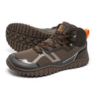 Mid Top Hiking Shoes Unisex Wide Toe Barefoot Boots Lace Up Non-slip Trail-runni