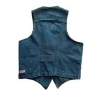 Vintage 1970s Gwg Scrubbies Denim Vest Size 40 medium