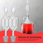 Bubble Airlock Set  4 Airlocks For Fermenting  4 Drilling  6 Stoppers And 8