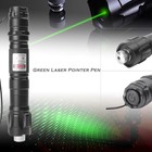 Rechargeable Lazer Green Laser Pointer Pen 990miles Visible Beam charger battery