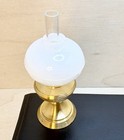 1 6 Solid Brass Hurricane Lamp Desk Light Barbie Dollhouse Miniature Holland