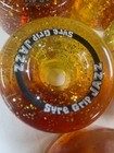 Nos Rare Sure Grip Roller Skate Wheels Jazz Sunset Amber   Red 62mm 101a