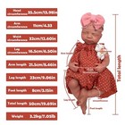 19 69   Reborn Doll  Silicone Doll  Handmade  Crafts  Children s Toys gifts