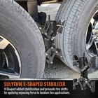 X-shaped Wheel Chocks For Travel Trailer   allow Drill Adjust    Rv Stabilizers X   