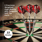 Blitz 95  Tungsten Steel Tip Darts With Storage travel Case