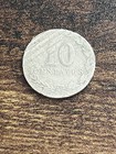 1918 Argentina 10 Ten Centavos Rare Old Vintage Actual Coin Tc1414 