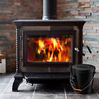 Steel Ash Bucket With Shovel Fireplace Pits Or Stoves 4 75 Gallon Tight Lid