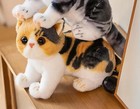Calico Kitten Cat Plush Toy 10  Stuffed Animal Toddler Doll Gift For Kids
