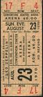 Led Zeppelin-john Bonham-1970 Rare Unused Concert Ticket  san Antonio  