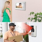 7 Inches Video Doorbell Intercom System  Video Door Phone System  Wired Video Do