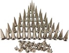 Bulks Punk Cone Metal Spikes Rivets Studs Screw Back For Clothing Jacket Leather