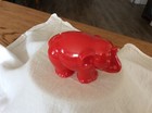 Advertising Rexall Drug Jumbo Values Red Plastic Elephant Bank Pharmacy Store