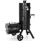 Heavy Duty Vertical Offset Charcoal Smoker Grills Extra Large Outdoor Bbq Grill