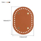 Oval Bag Bottom Shaper Pad  4pcs 145 X 110mm Bag Base  Black brown gold silver