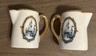 Vintage 70s Walt Disney Productions Porcelain Teapot Salt  Pepper Shakers Japan