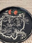 Vintage 11  Metal State Souvenir Plate -  Ohio