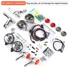 4 5  Led Fog turn Signal Lights For Harley Road Glide   Road King Touring Models