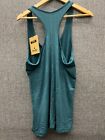 Woolly Women s 95  Merino Wool Everyday Tank Top  Emerald Teal  Large