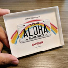 Premium 3d Mini Metal Hawaii License Plate Fridge Magnet For Souvenir Gift