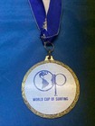 1980world Cup Of Surfing Hawaii Medal Linda Duvall Women   s Division Vintage Rare