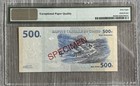 2002 nd 2004  Congo Democratic Republic-500 Francs- Specimen- Pmg- 68epq  10 1 