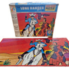 Vintage Jigsaw Puzzle Board Game The Lone Ranger John Sands 1966 Complete Rare 
