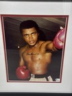 Signed - Muhammad Ali Red Gloves Punching Pose Photo Framed Gai Coa Gv331937 