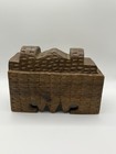 Antique Indian Hand-carved Ritual Stash Box - Secret Sliding Lid - 1930s - 1950s