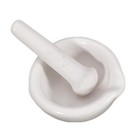 Mortar And Pestle Set Natural Ceramic Grinding Bowl White Pestal To Grind Food