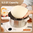 Electric Dough Maker With Ferment Function  5 3qt Dough Mixer Machine  Perfec   