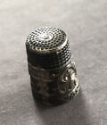 Vintage Silver Thimble With Owl