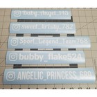  2x  Custom Instagram Username Decal Vinyl Sticker   Car Bumper Window
