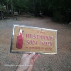 Vintage Husemanns Soda Water Tin Over Cardboard Sign By Kamper Thomas Company