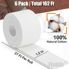 Professional White Athletic Sports Tape  6 Pack Wrist Ankle Tape