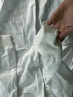 Fisherbrand White Lab Coat Snap Front Rib Knit Cuffs Long Sleeve Size Xl