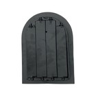 Wall Mounted Cast Iron Register Grate With Arched Top