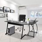58  Computer Gaming Laptop Table L Shaped Desk Workstation Home Office Desk