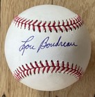   Lou Boudreau Signed Autograph Auto Oal Baseball Sweet Spot Jsa Coa Hof
