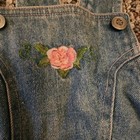O Girl Toddler Girls Denim Overalls Pants Size 2t Vintage 