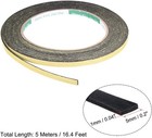 Uxcell Eva Foam Sealing Tape  5mm X 1mm X 5m  Black