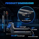 4400lbs Fully Electric Pallet Jack Truck Powered Lithium Battery 48  X 27  Forks