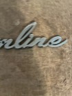Rare Oem Crownline Boat Chrome Nameplate Free Shipping