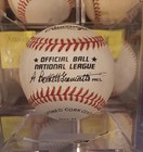 Ernie Banks Signed Official National League Rawlings Baseball Hof 1977 
