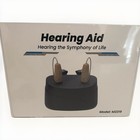 M2219 Rechargeable Hearing Aid -with Silicone Ear Pieces  New Sealed Box 
